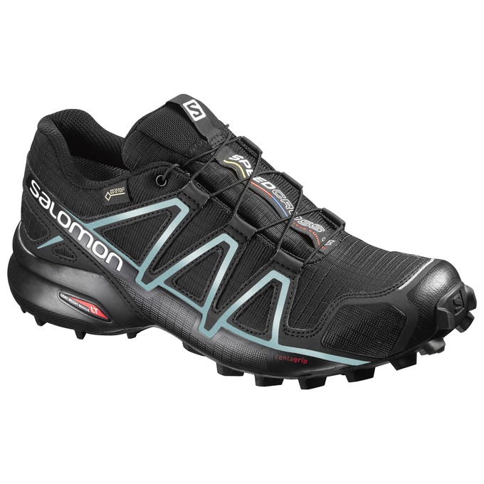 Chaussures De Trail Running Salomon Femme Noir - Salomon SPEEDCROSS 4 GTX® W - France (6294-SPAVI)